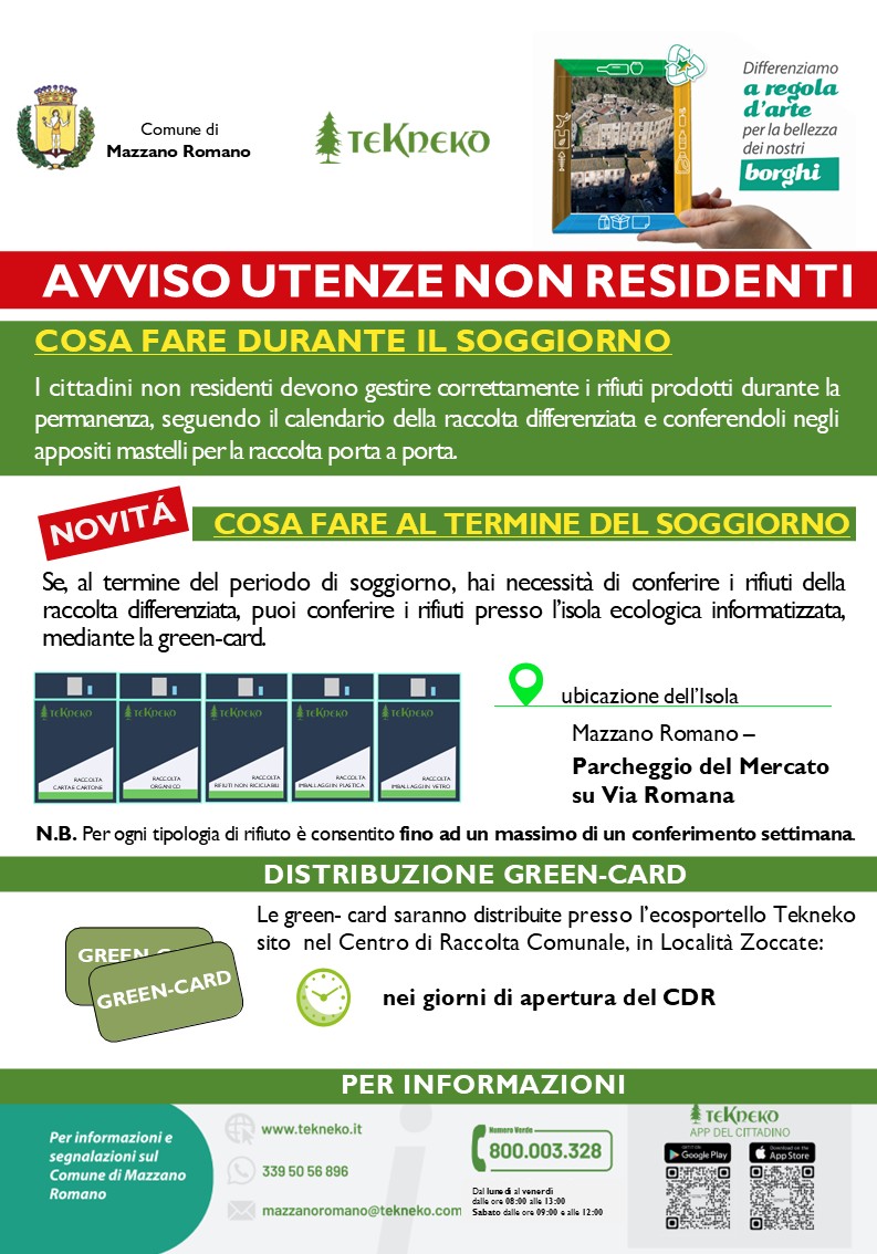 Ritiro tessere isola informatizzata