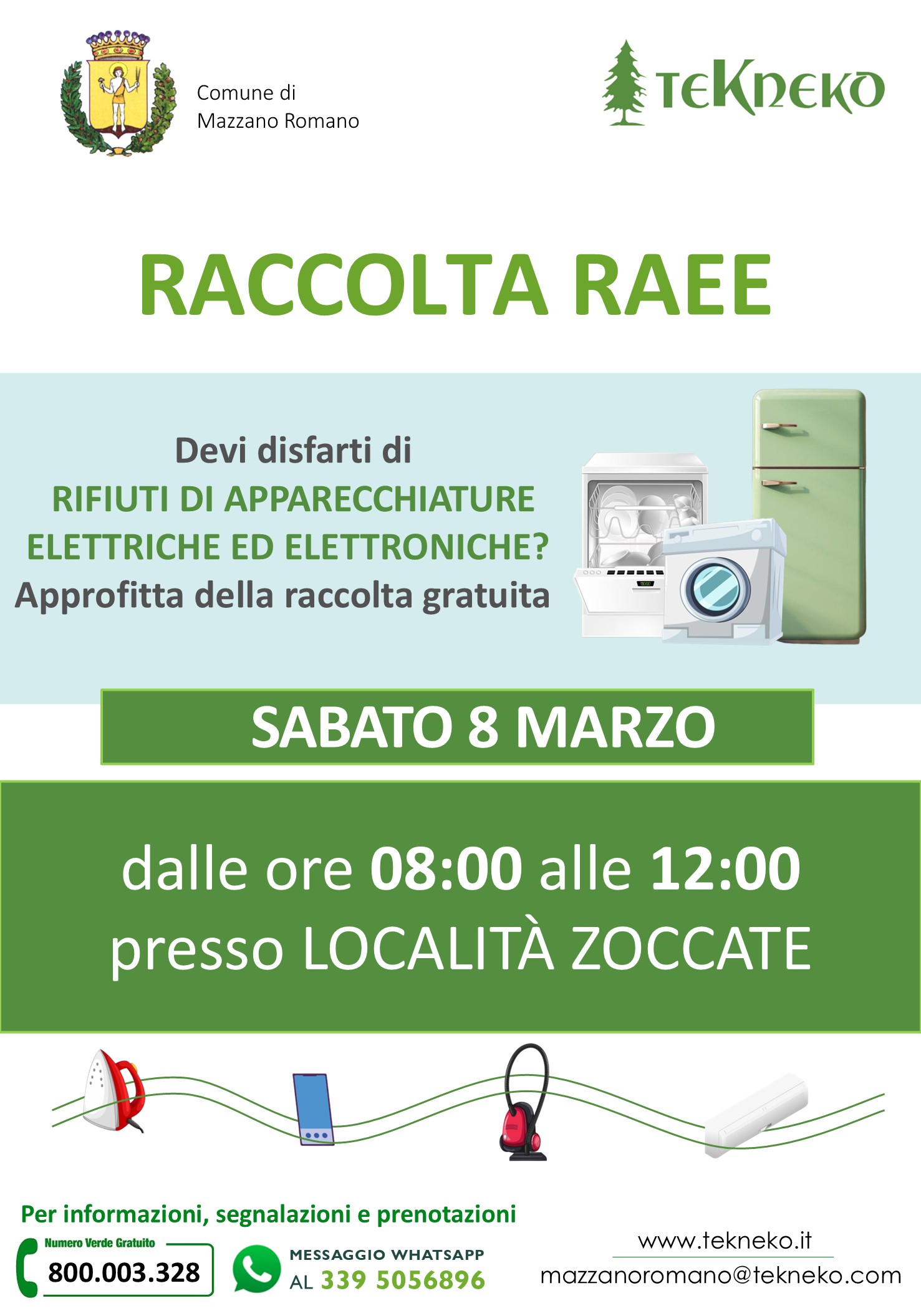 Raccolta RAEE ISOLA MOBILE