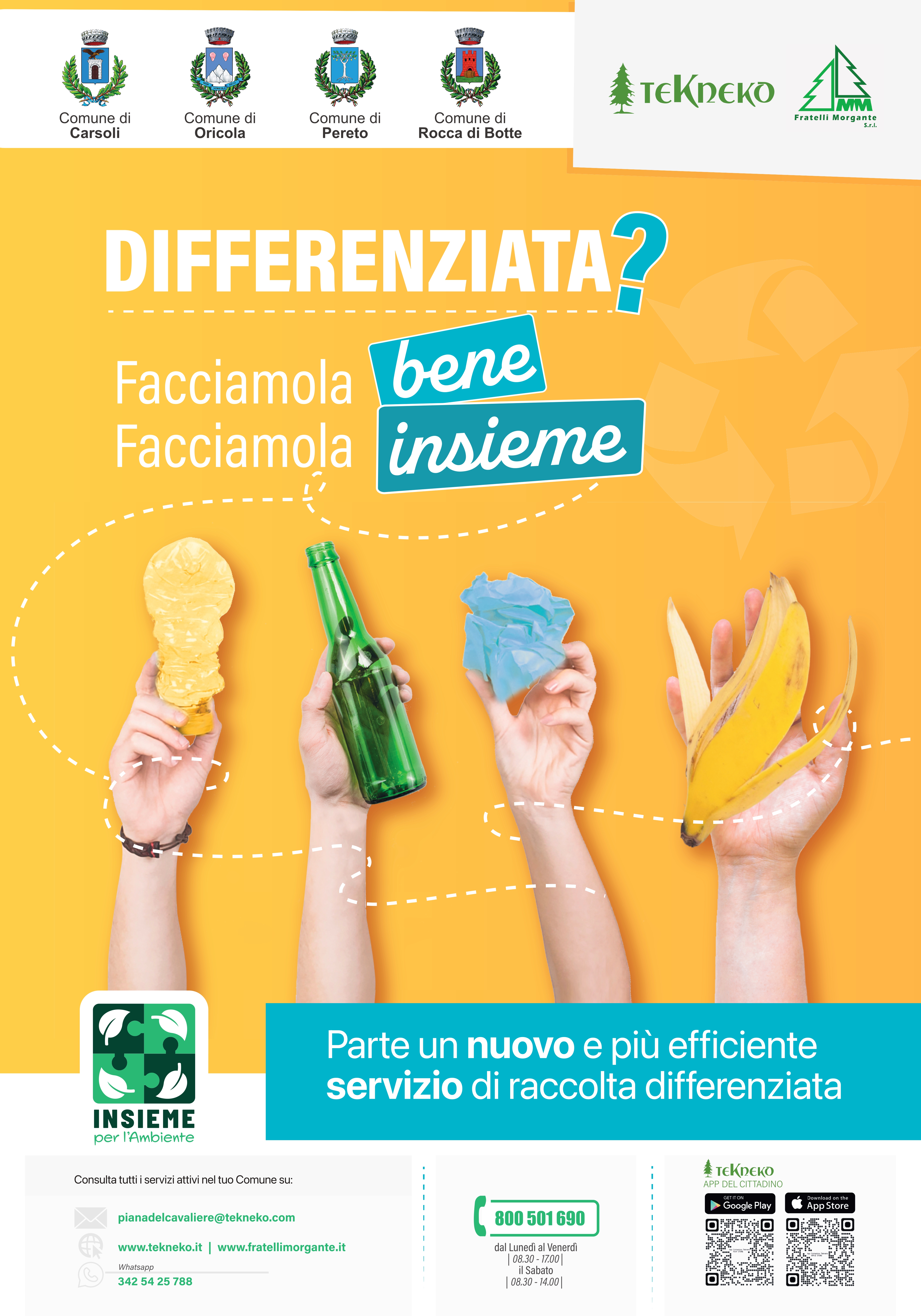 Manifesto avvio nuovo servizio