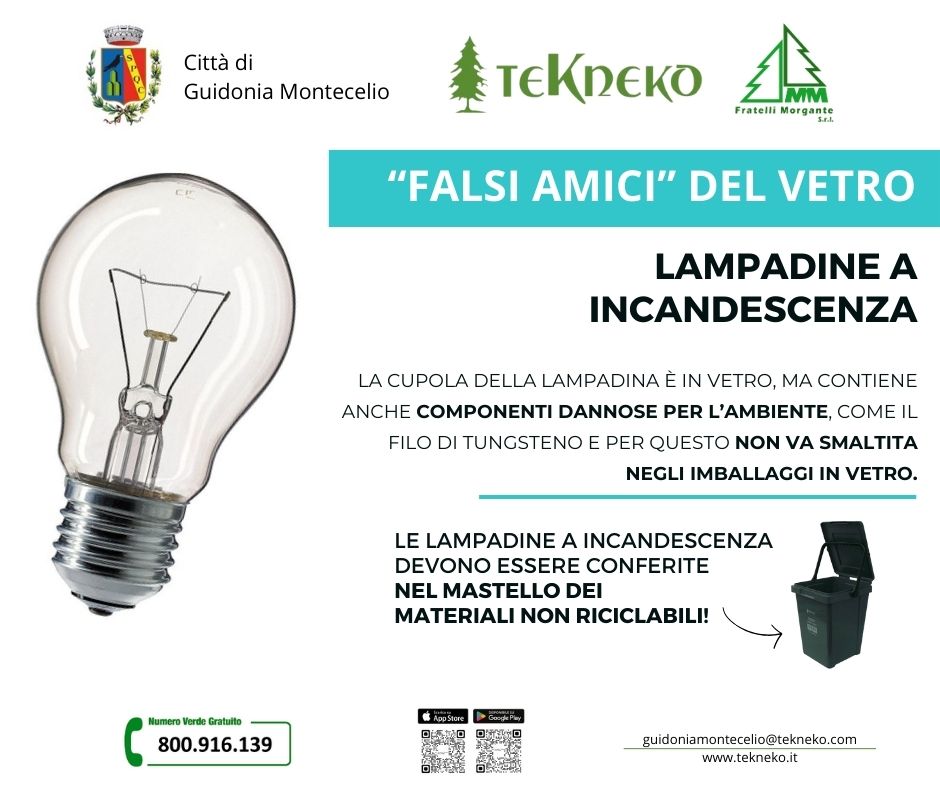 Falsi Amici del Vetro - Lampadine a incandescenza