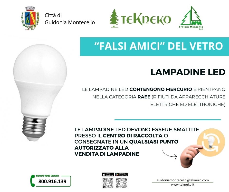 Falsi Amici del Vetro - Lampadine Led