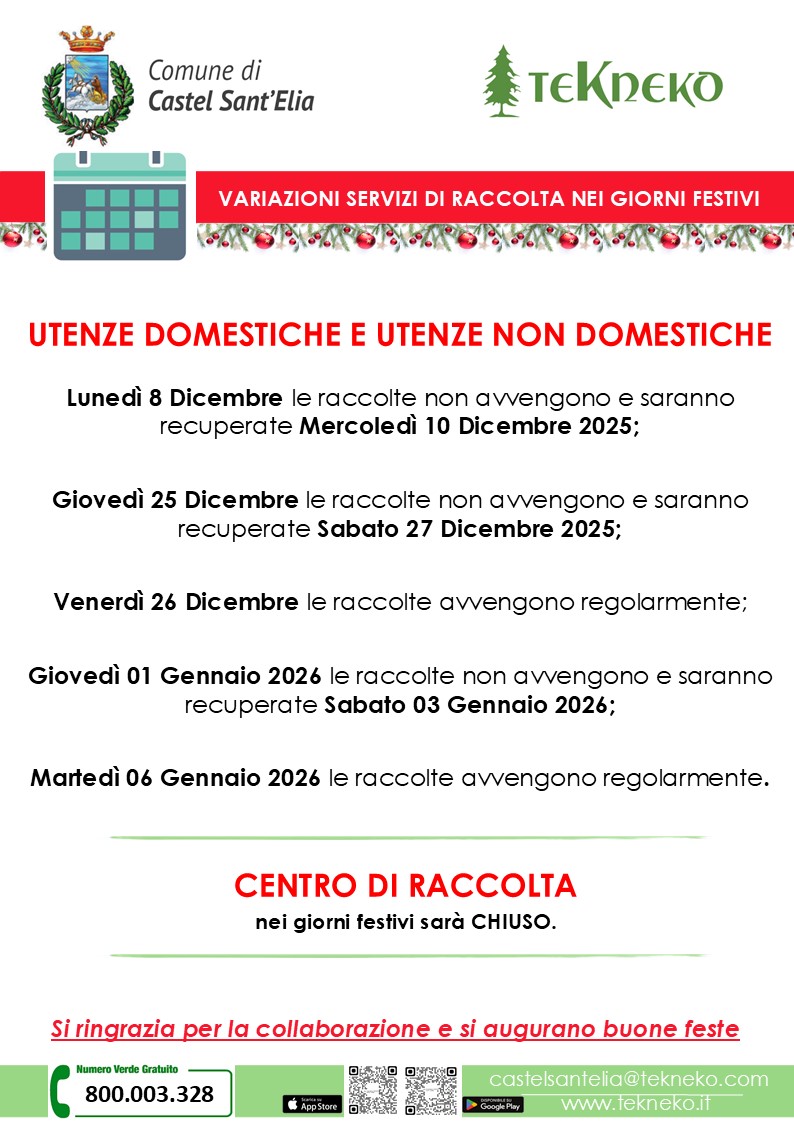 Festività Dicembre 2025