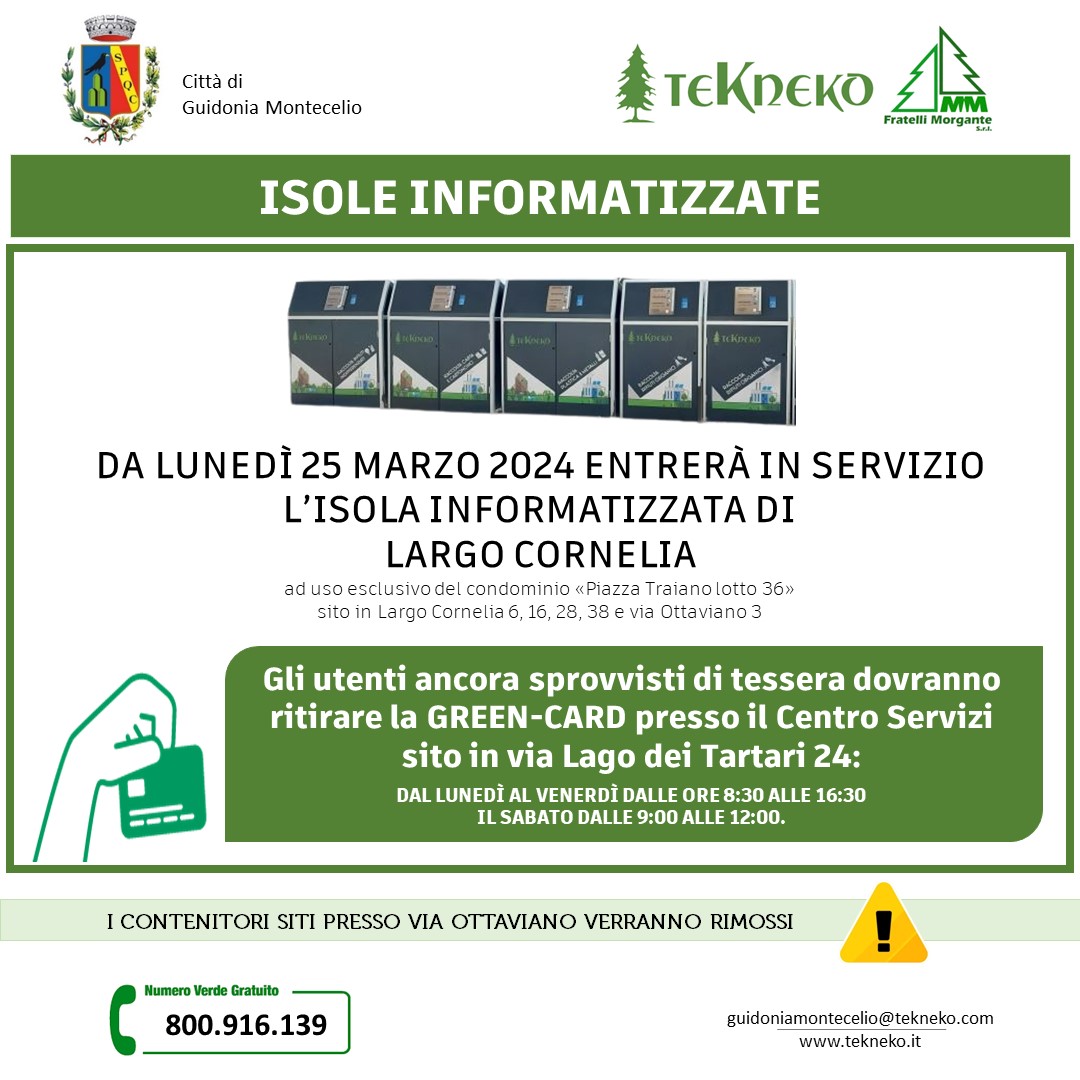 Isola Informatizzata Largo Cornelia