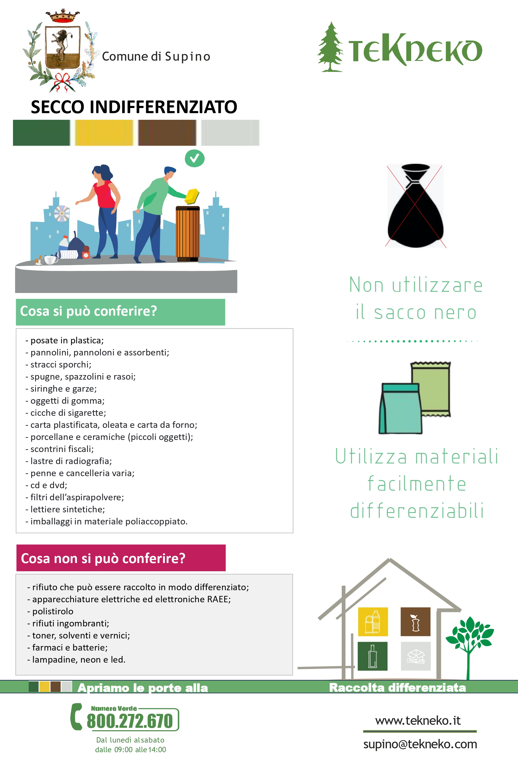 Come differenziare il secco indifferenziato?