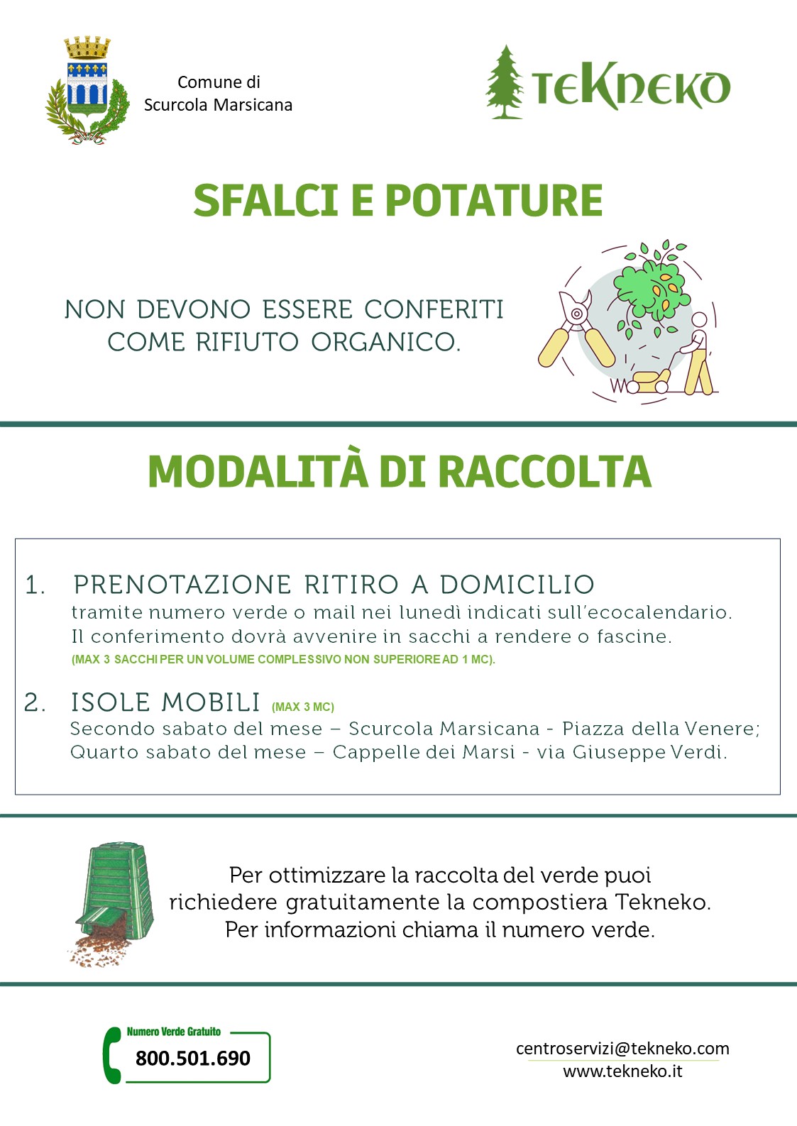 Raccolta Sfalci e Potature